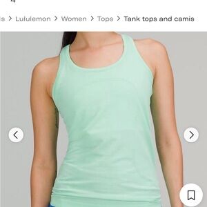 Lululemon Mint Green Align Tank Top